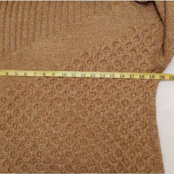 Nine West Beige Turtleneck Textured Sweater, size Small - Picture 6 of 9